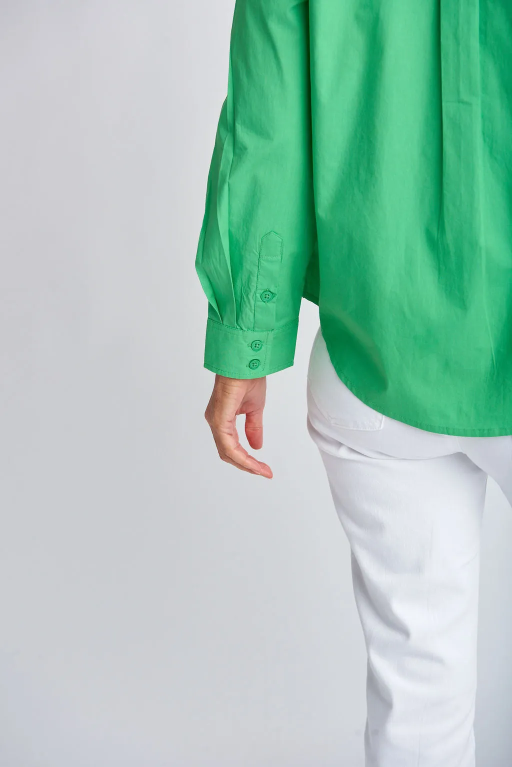 Casual Cotton Shirt Green