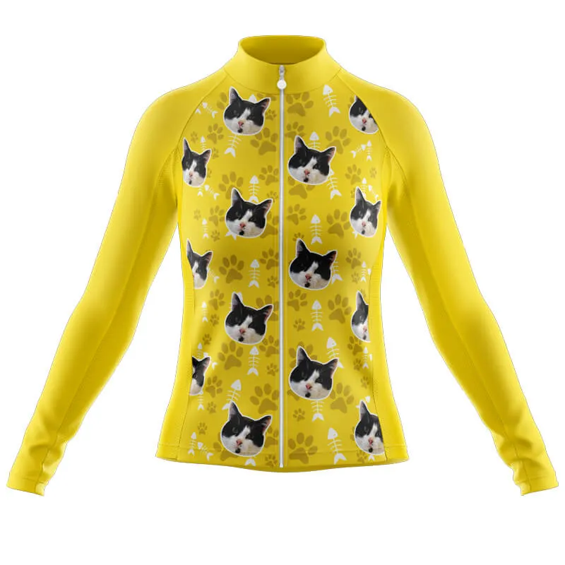 Cat Custom Face Club Jerseys (Yellow)