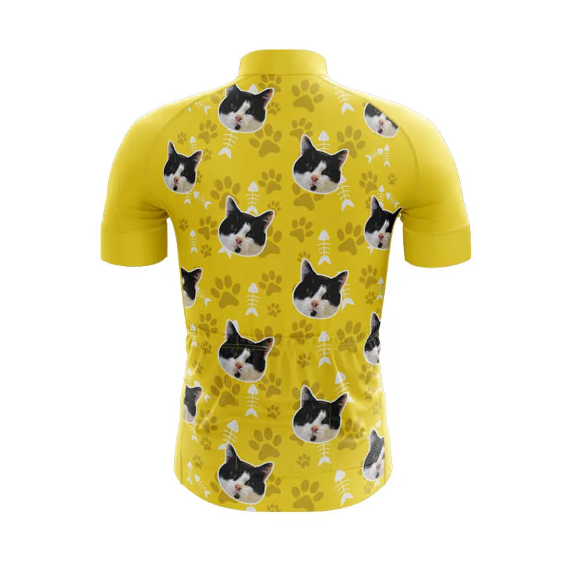 Cat Custom Face Club Jerseys (Yellow)