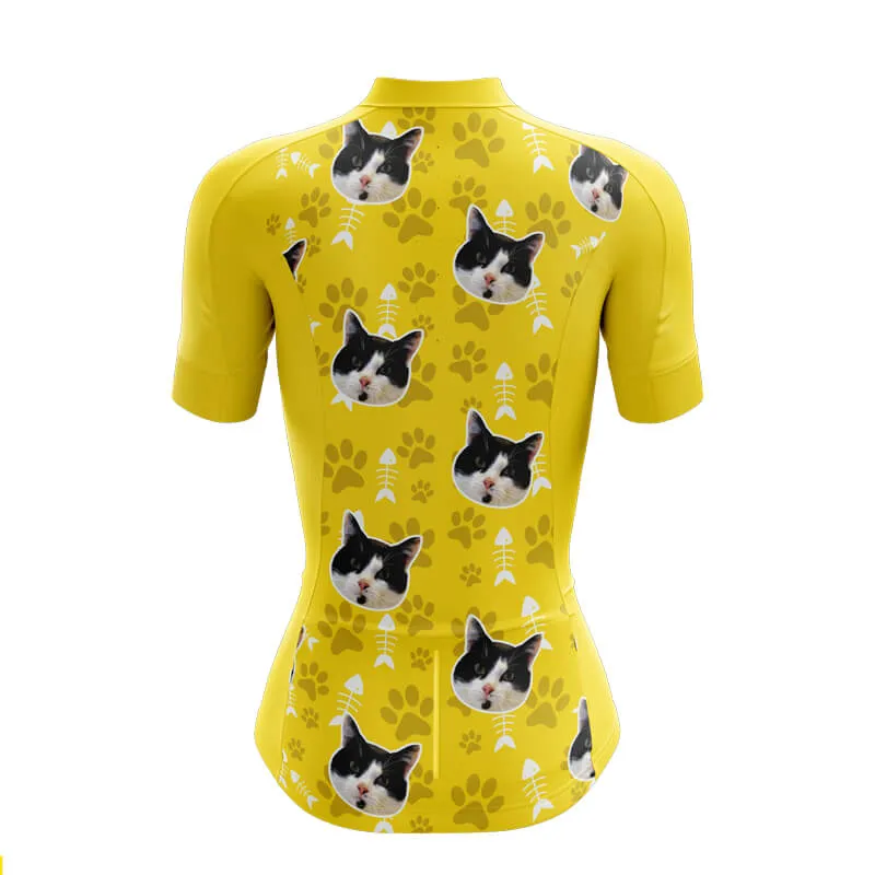 Cat Custom Face Club Jerseys (Yellow)