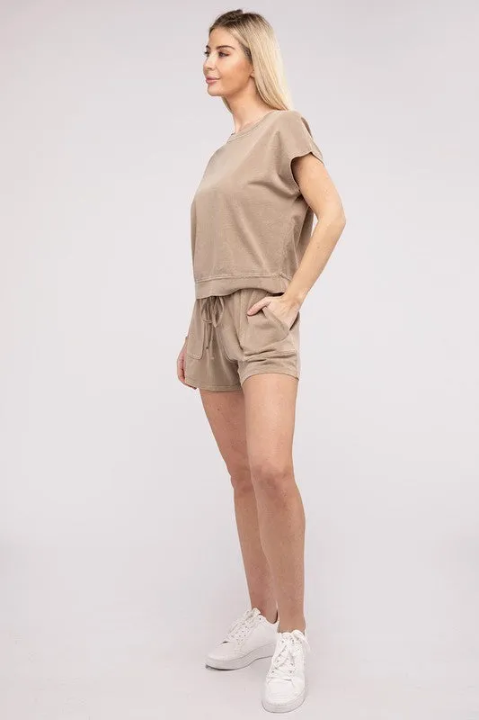 Catch Me Matching Top and Shorts Set
