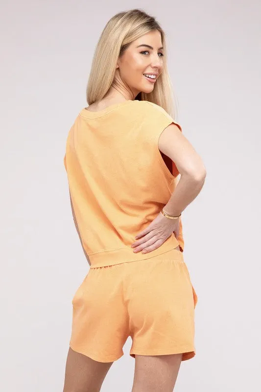 Catch Me Matching Top and Shorts Set
