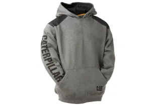 Caterpillar Mens Comfortable Versatile Logo Panel Hooded Sweat Shirt
