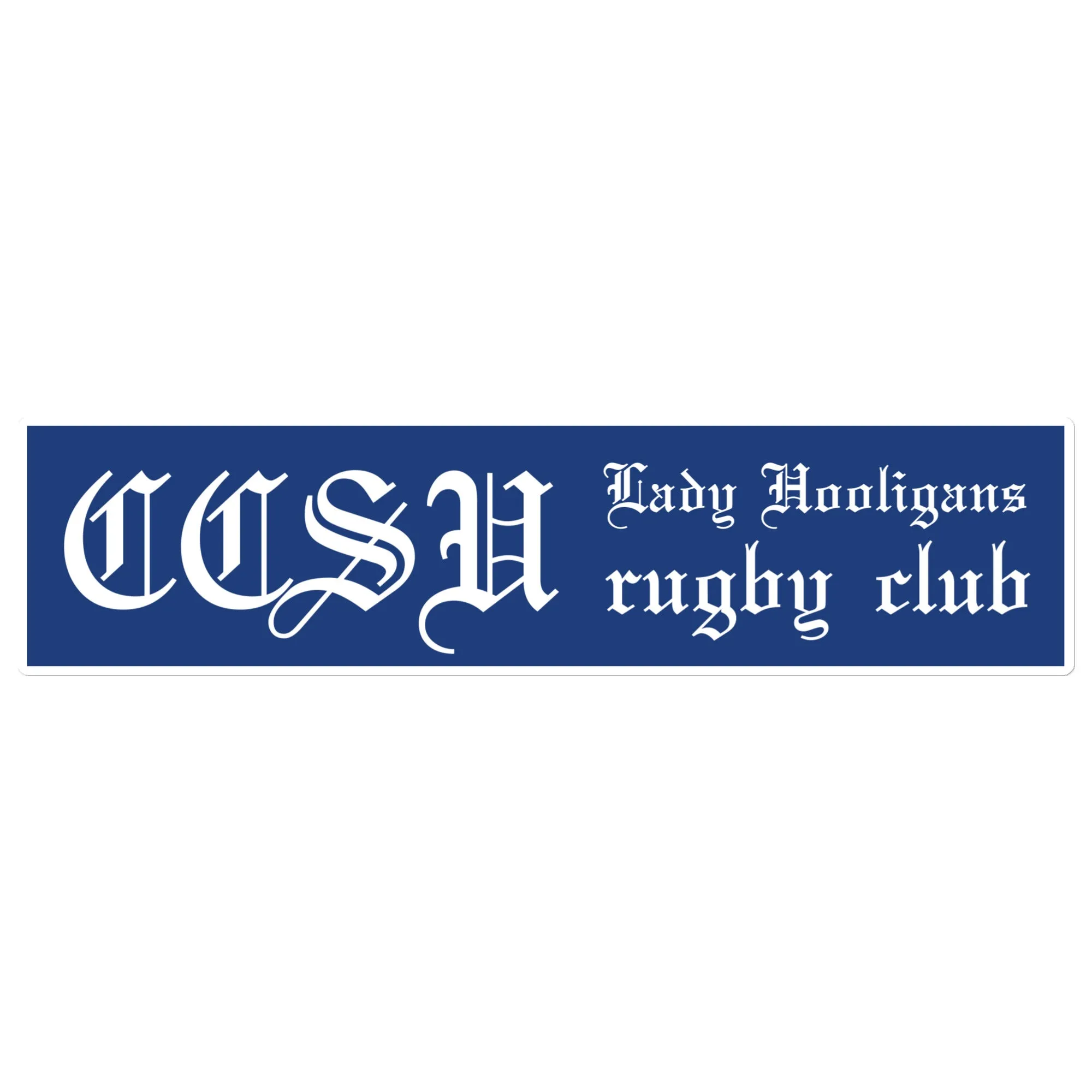 CCSU Lady Hooligans Bumper Sticker
