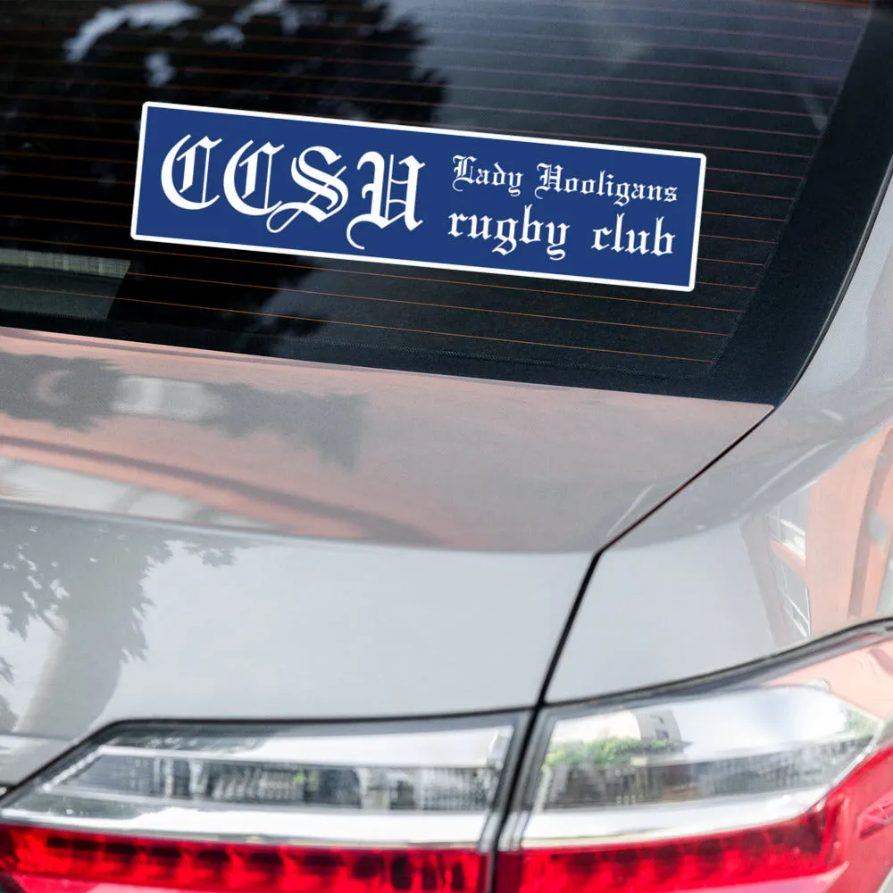 CCSU Lady Hooligans Bumper Sticker