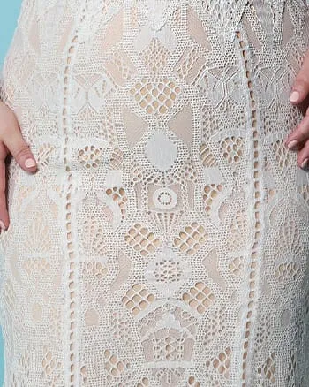 Celeste Wedding Dress | Ivory/Nude