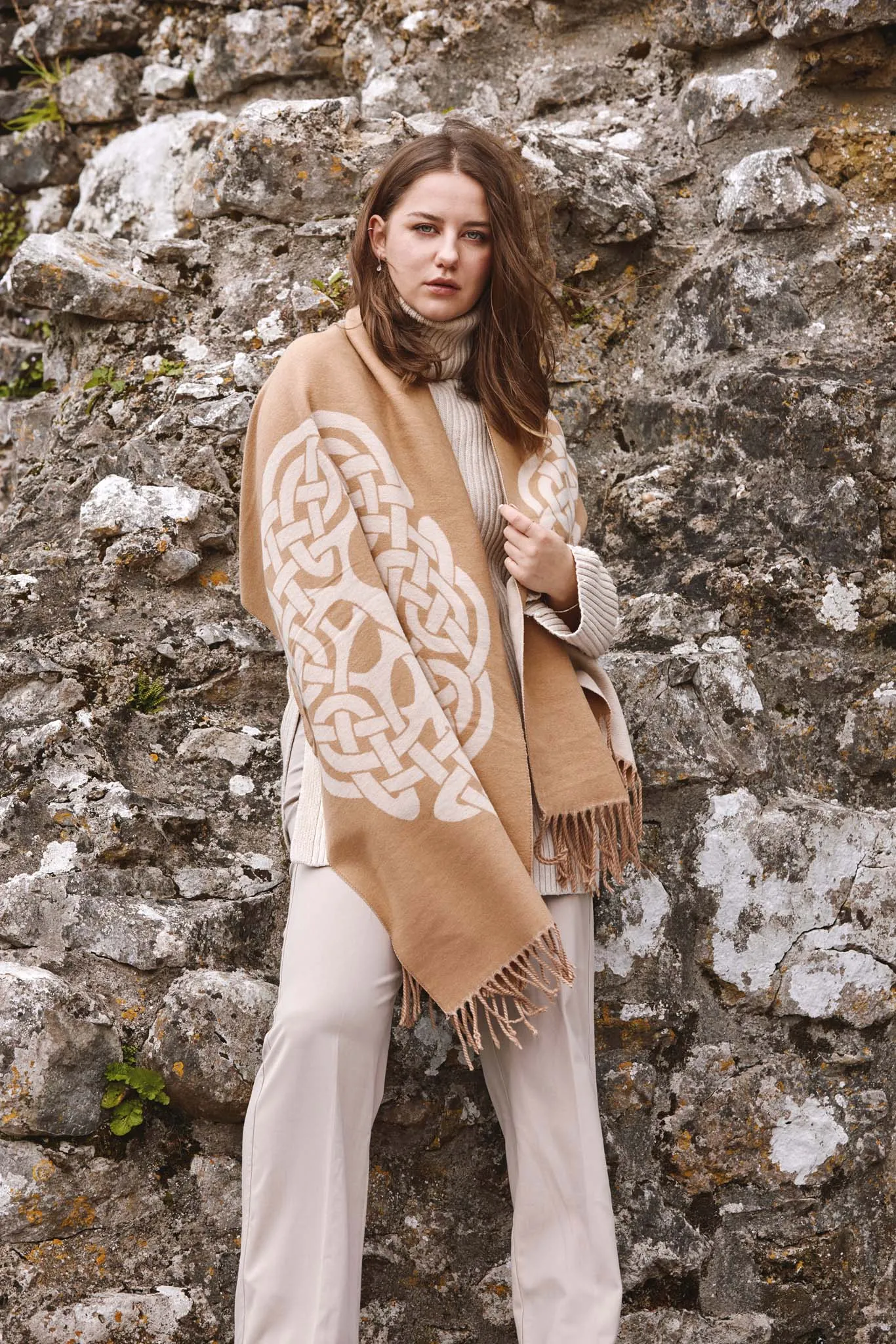 Celtic Super Soft Jacquard Scarf