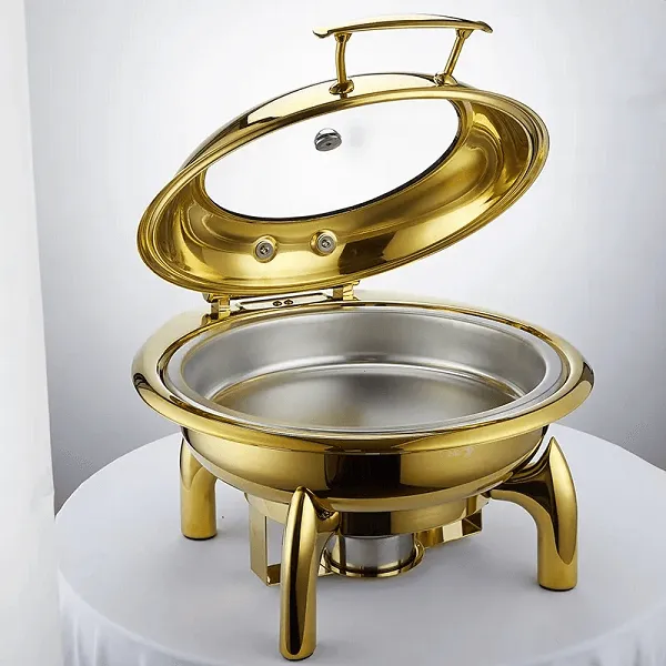 Chafing Dish - Lucile Gold with Window