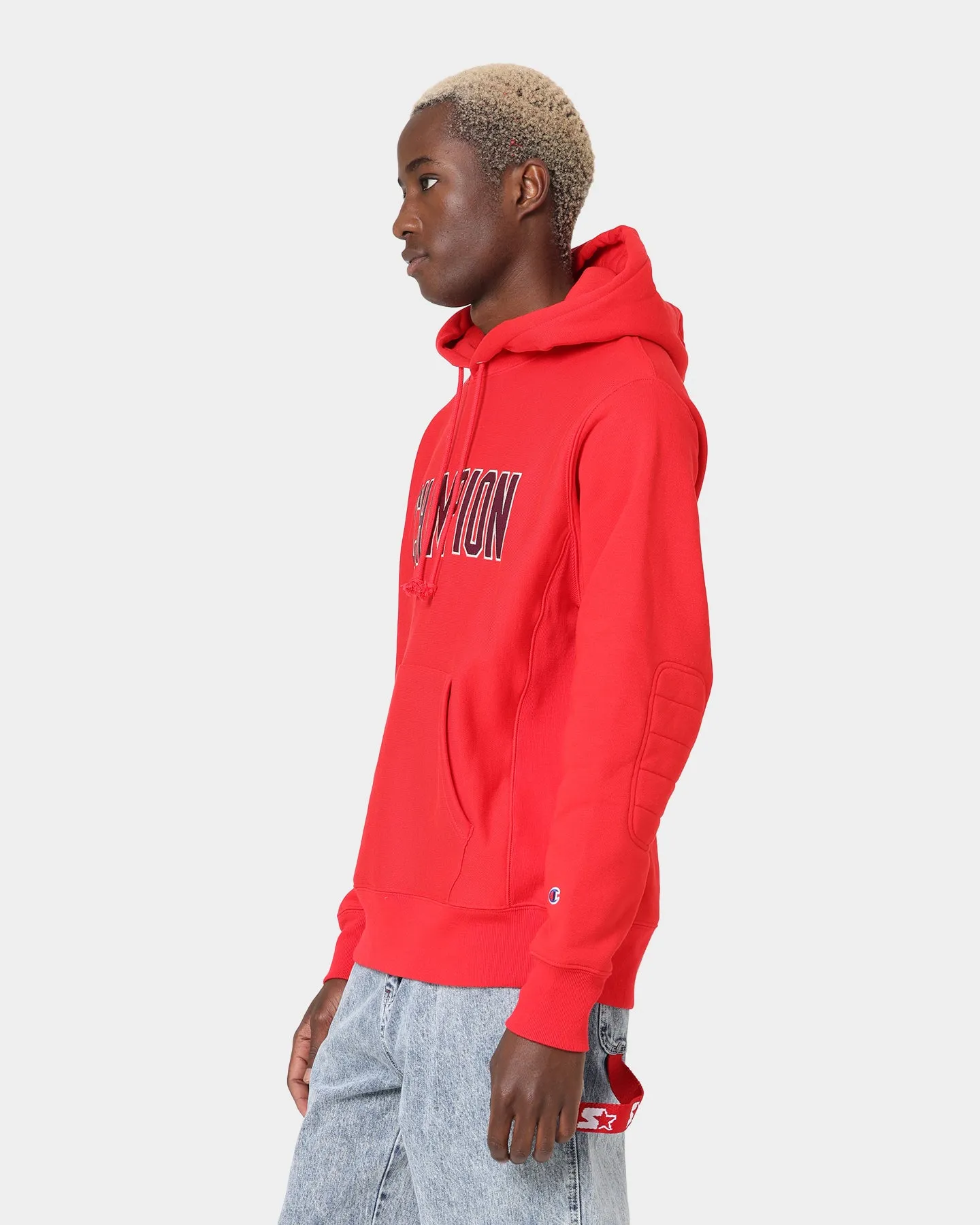 Champion Reverse Weave Collegiate Heritage Hoodie Scarlet