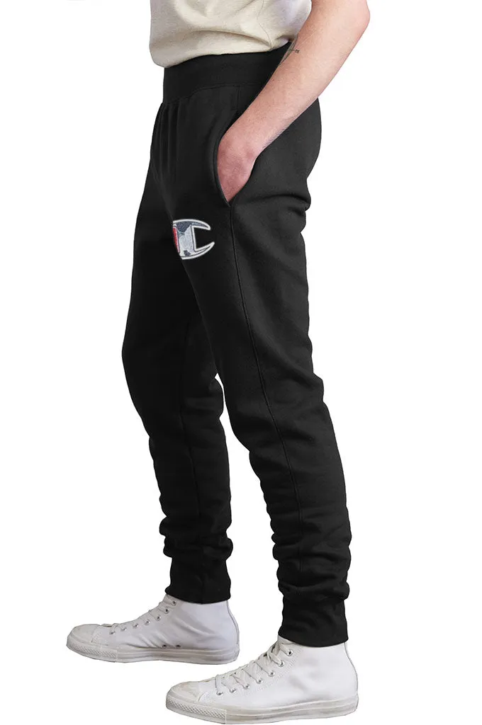 Champion Reverse Weave Jogger Pants, Chenille C Logo