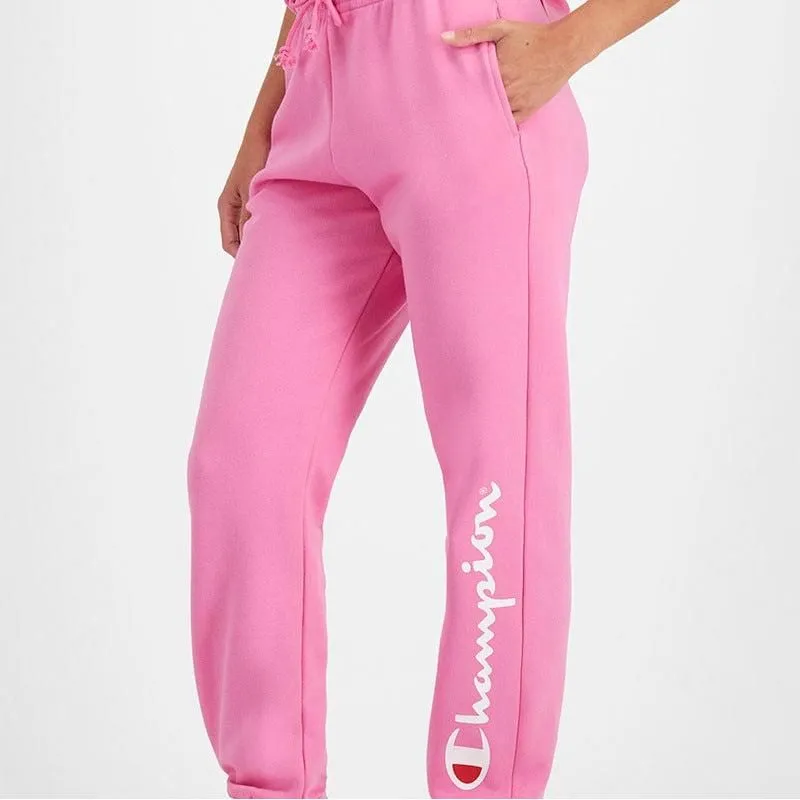 Champion Script Hi-Waist Womens Track Pant
