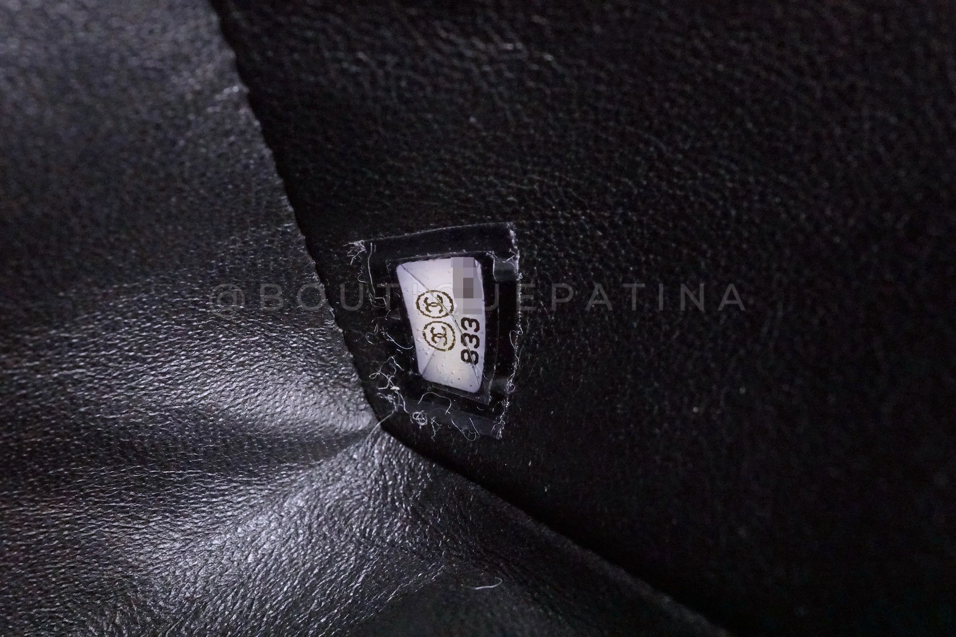 Chanel 2003 Vintage Black Caviar Medium Classic Double Flap Bag 24k GHW