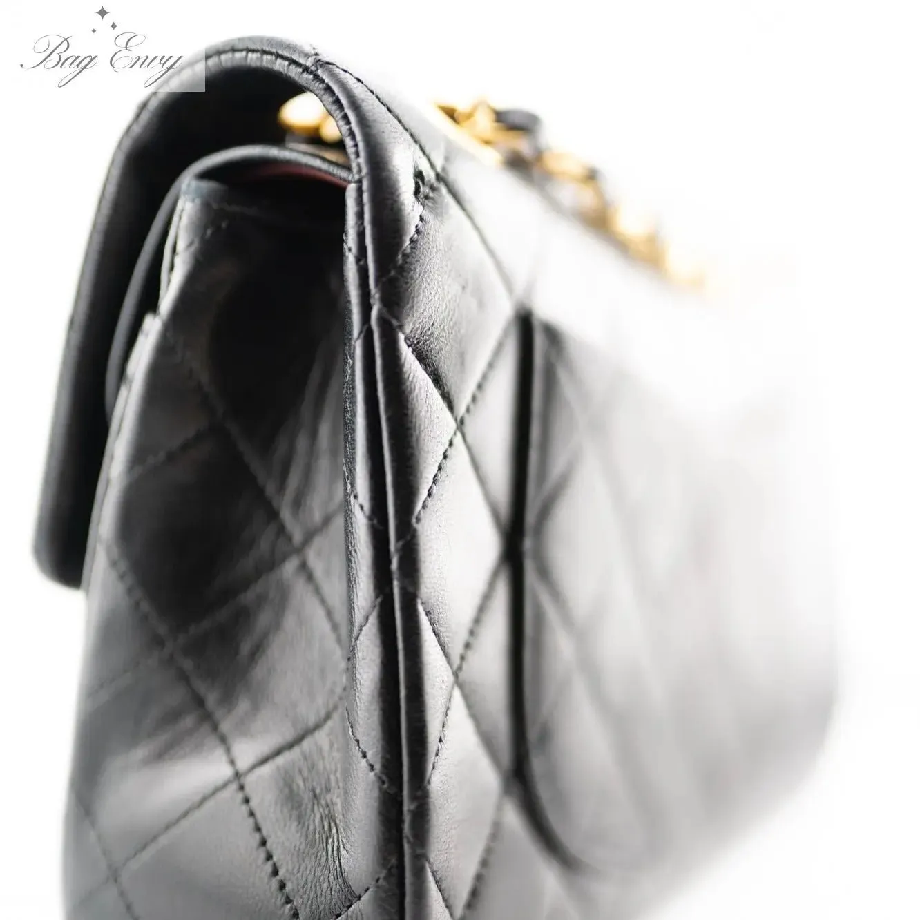 CHANEL Lambskin Medium Classic Double Flap Bag