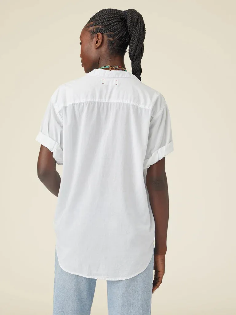 Channing Cotton Shirt - White