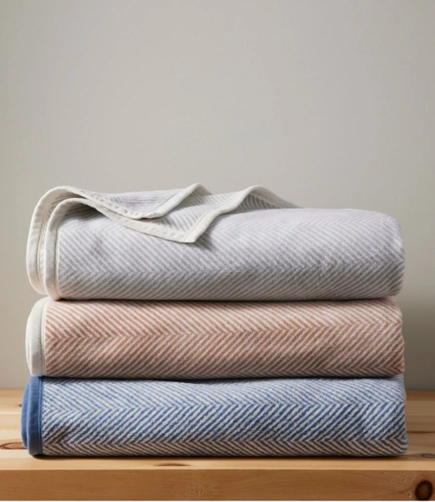 ChappyWrap Cozy Throw Blanket, Herringbone