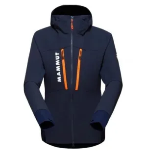 Chaqueta Soft Shell Mammut Aenergy SO Hybrid (Navy Vibrant Orange) Mujer