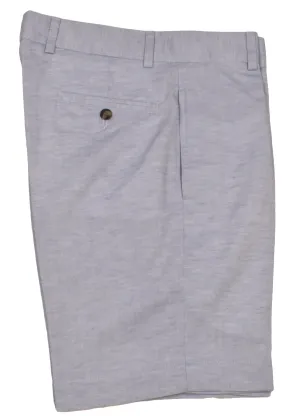 Charleston Khaki's<br>Flat Front Cotton-Linen Shorts