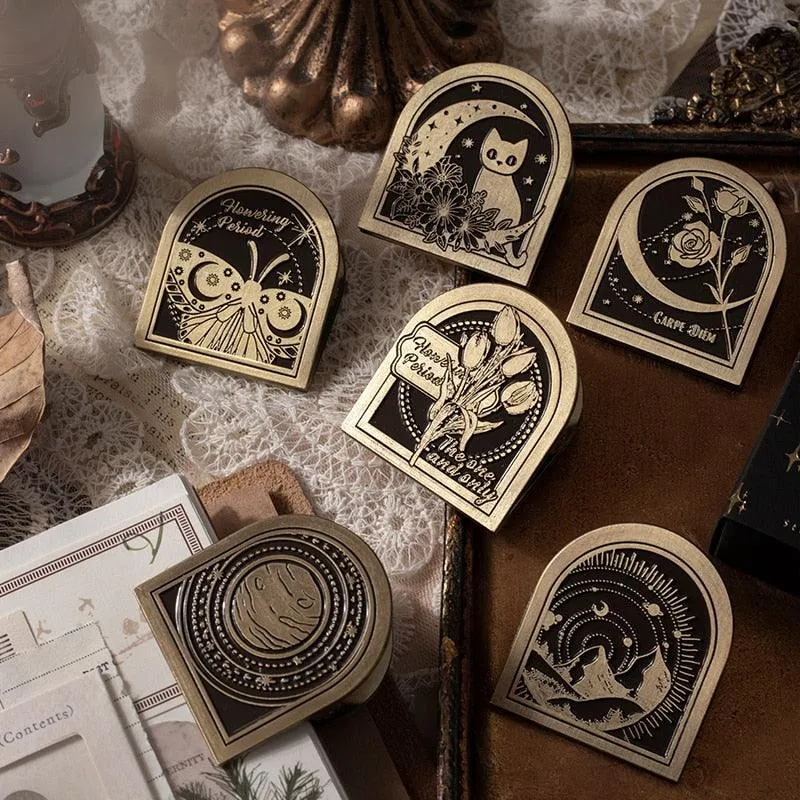 Charming Nature-Themed Bujo Clips – Durable Zinc Alloy