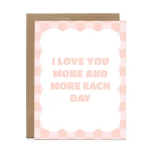 Checkered Cloud Love You More Each Day