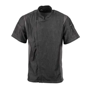 Chef Works Urban Delancey Short Sleeve Denim Chefs Jacket Size L - BB270-L