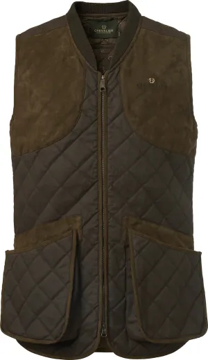 Chevalier Men&#x27;s Vintage Shooting Vest  Leather Brown | Buy Chevalier Men&#x27;s Vintage Shooting Vest  Leather Brown here | Outnorth