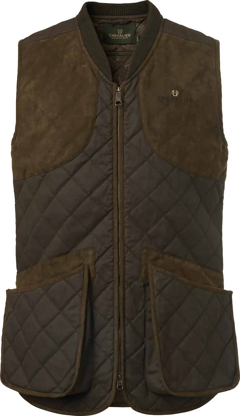 Chevalier Men&#x27;s Vintage Shooting Vest  Leather Brown | Buy Chevalier Men&#x27;s Vintage Shooting Vest  Leather Brown here | Outnorth