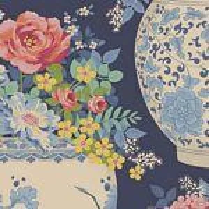 Chic Escape - Flowervase Navy Blue