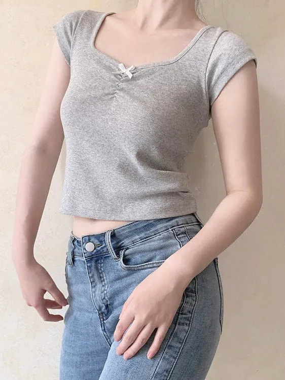 Chic Girl Crop Top Cotton