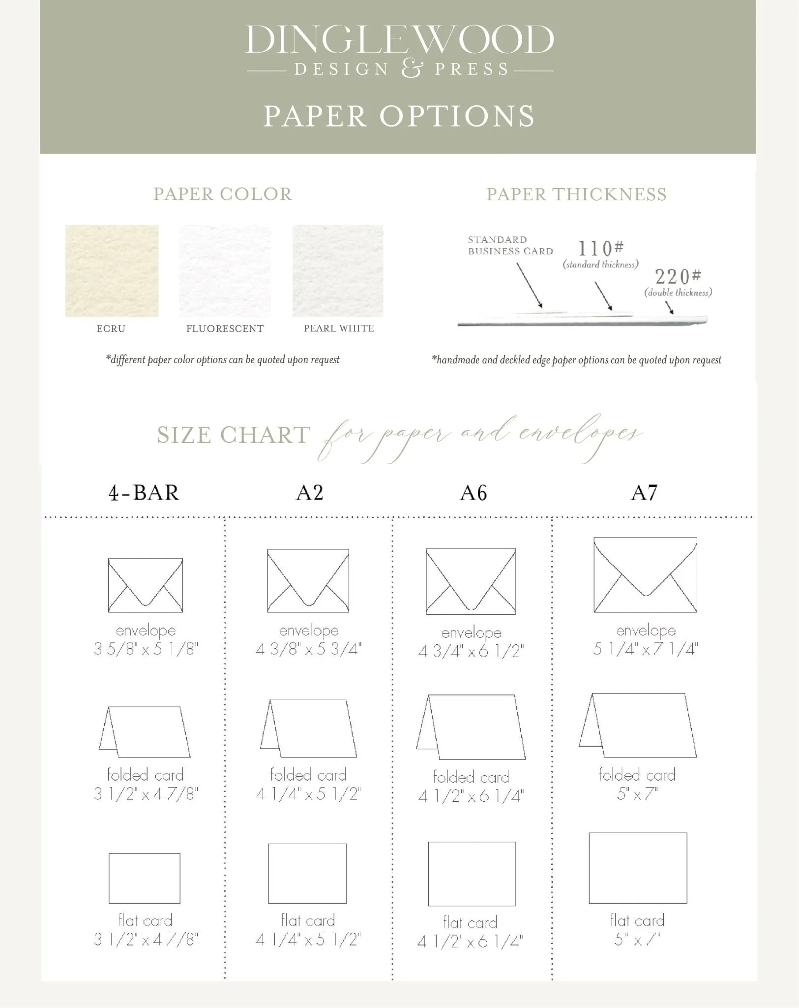 Chic Monogram - Letterpress Stationery
