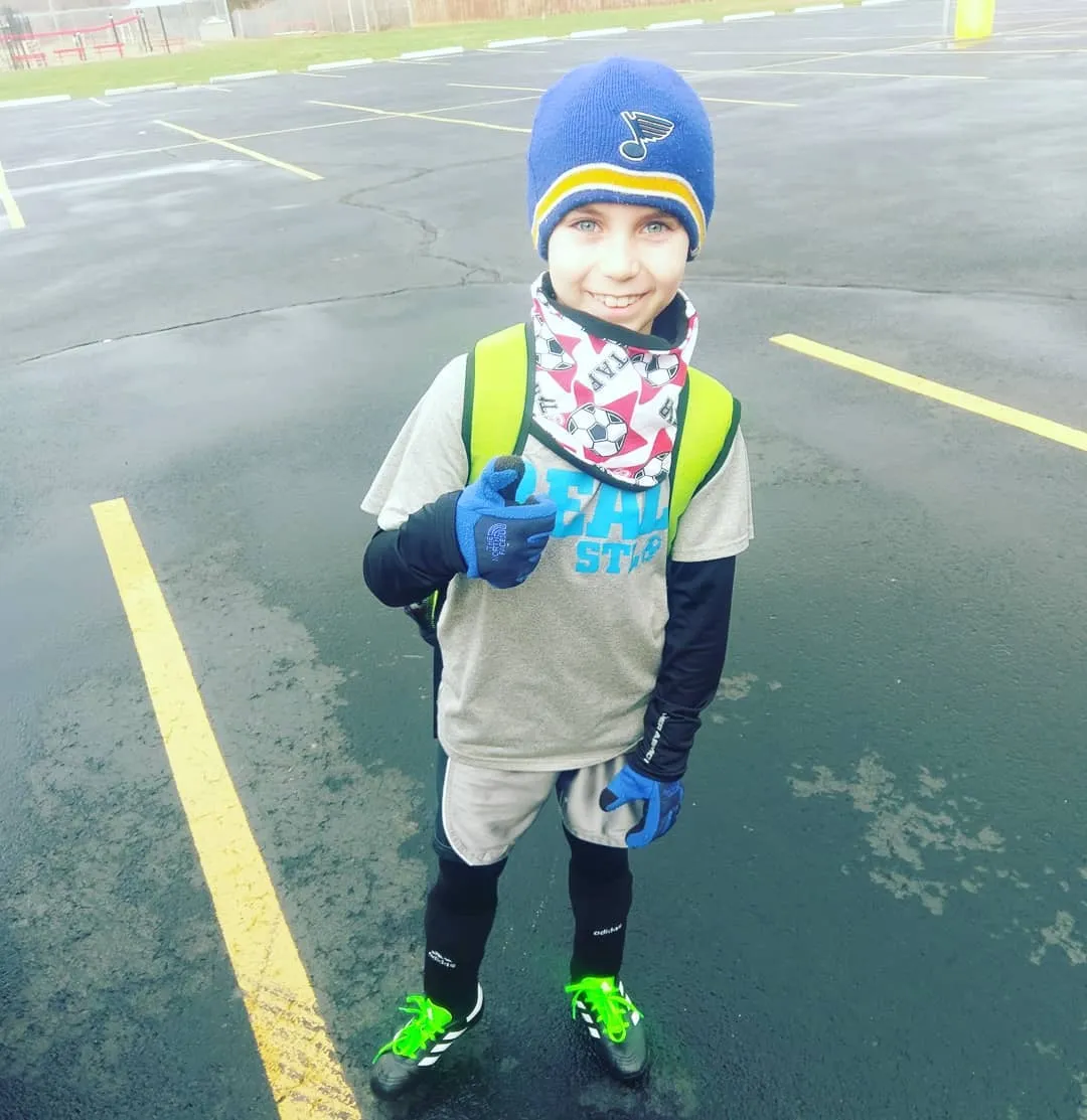 Child's Handmade Neck Warmer Trains
