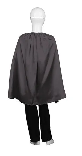 Child's Superhero Party Cape with Mask Set Costume | Black Cosplay
