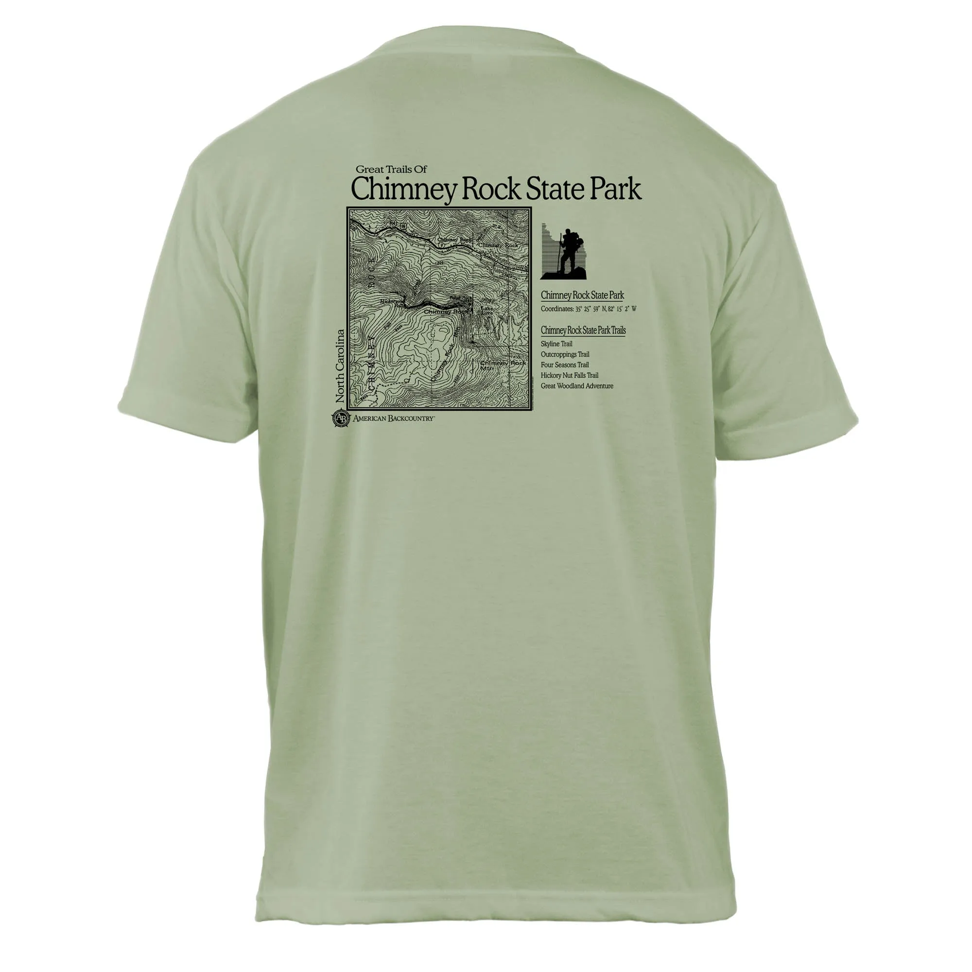 Chimney Rock Great Trails Basic Crew T-Shirt