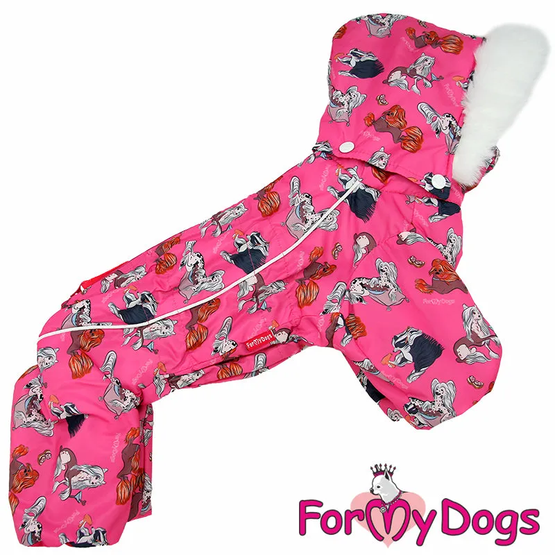 Chinese Crested Crush Winter Suit For Girls
