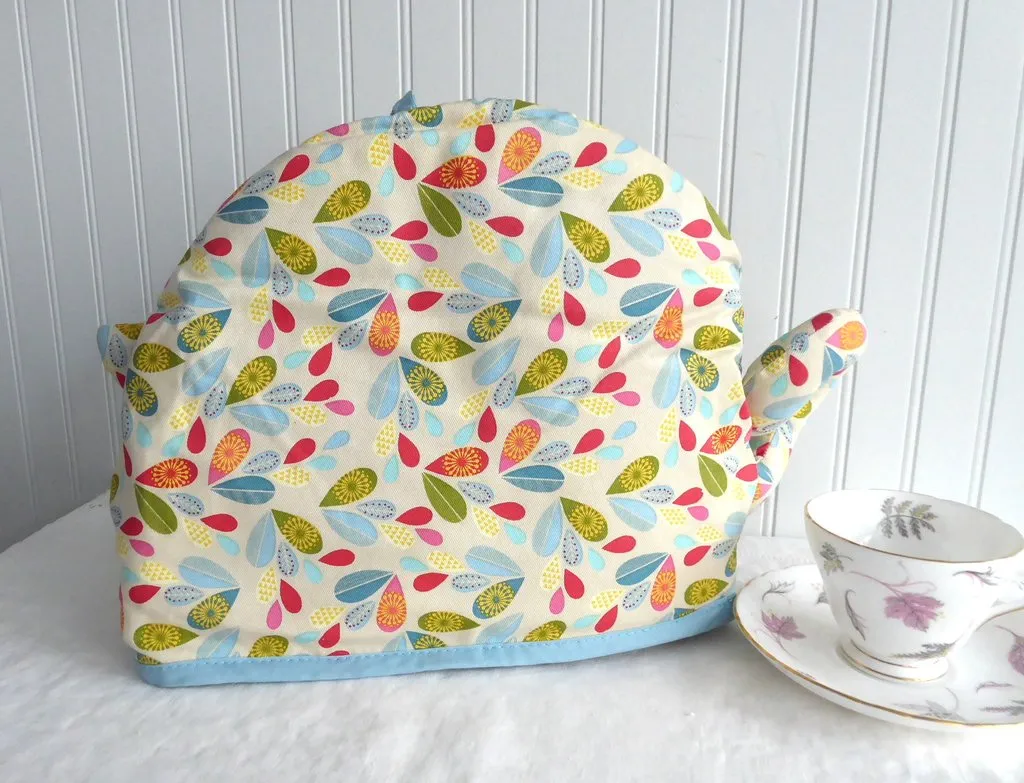 Chintz Cat Tea Cozy Large Cosy Padded Cat Shaped Cozy Ulster Weavers Embroidered