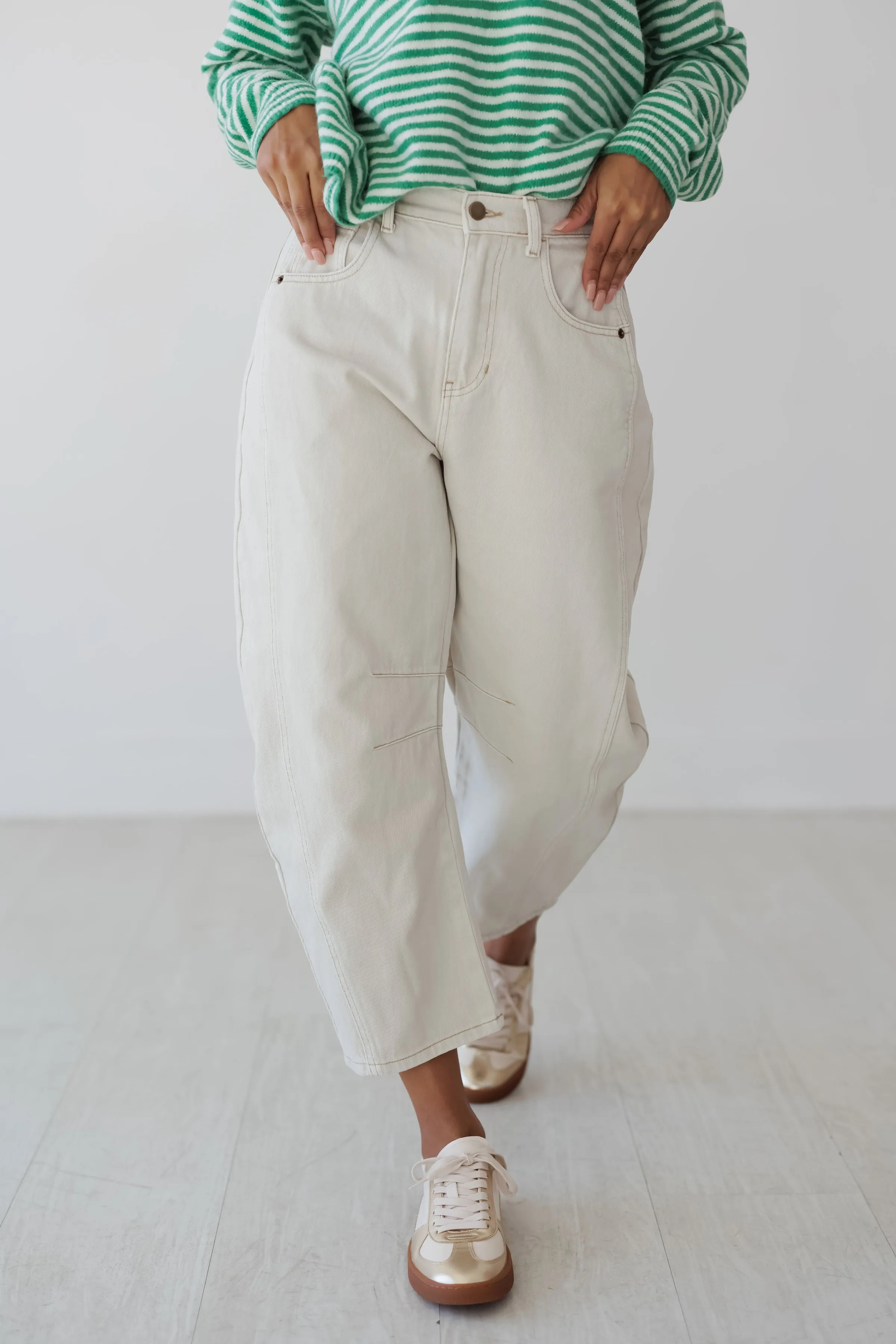 Christa Barrel Pants