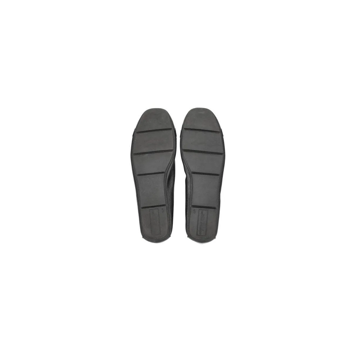 Christian Siriano Daphne Buckle Ballerinas Leather Black Colour For Women