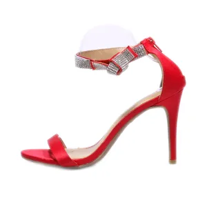 Christian Siriano High-Heel Shoes Fabric Red Colour For Women