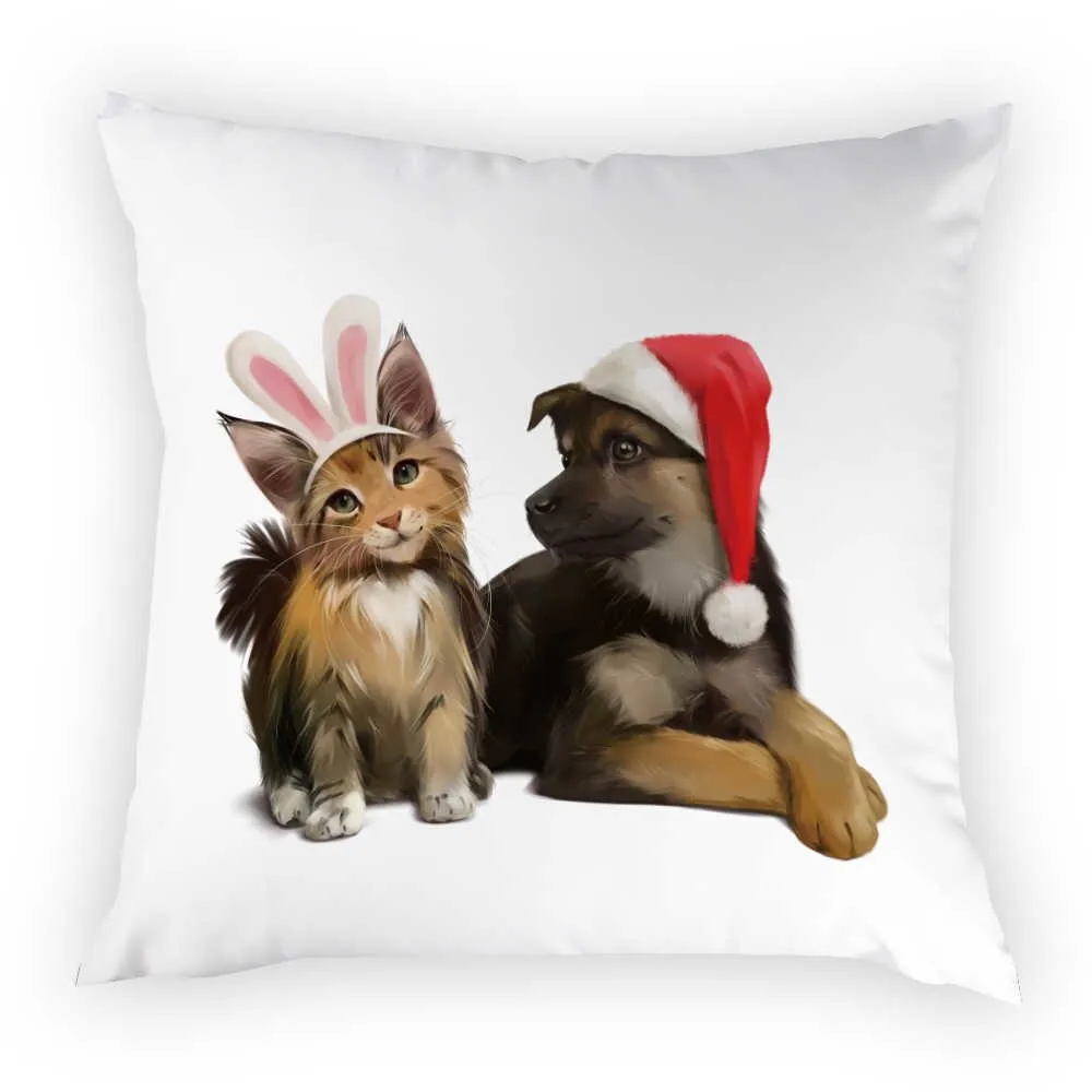 Christmas Decorative Luxury Polyester Pillowcases