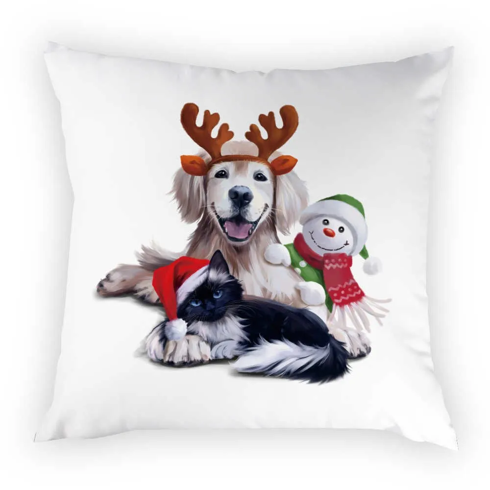 Christmas Decorative Luxury Polyester Pillowcases