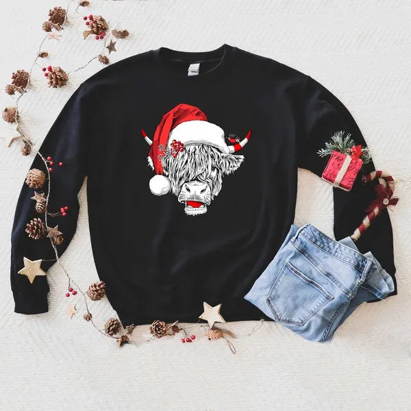 Christmas Heifer Graphic Sweatshirt