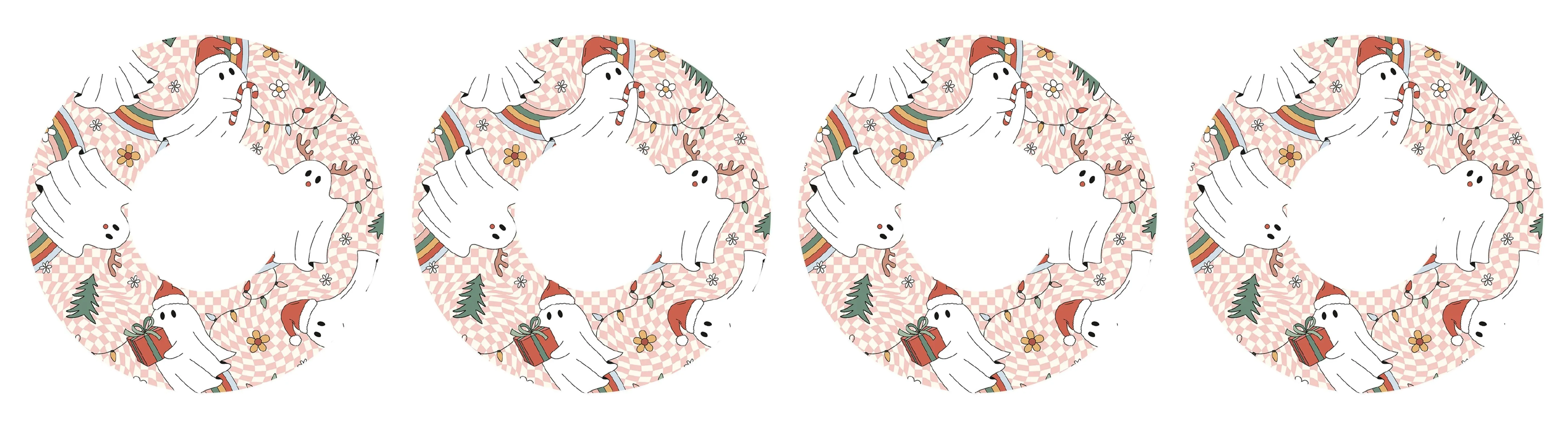 Christmas Spirits Patch  Tape Designed for the FreeStyle Libre 2