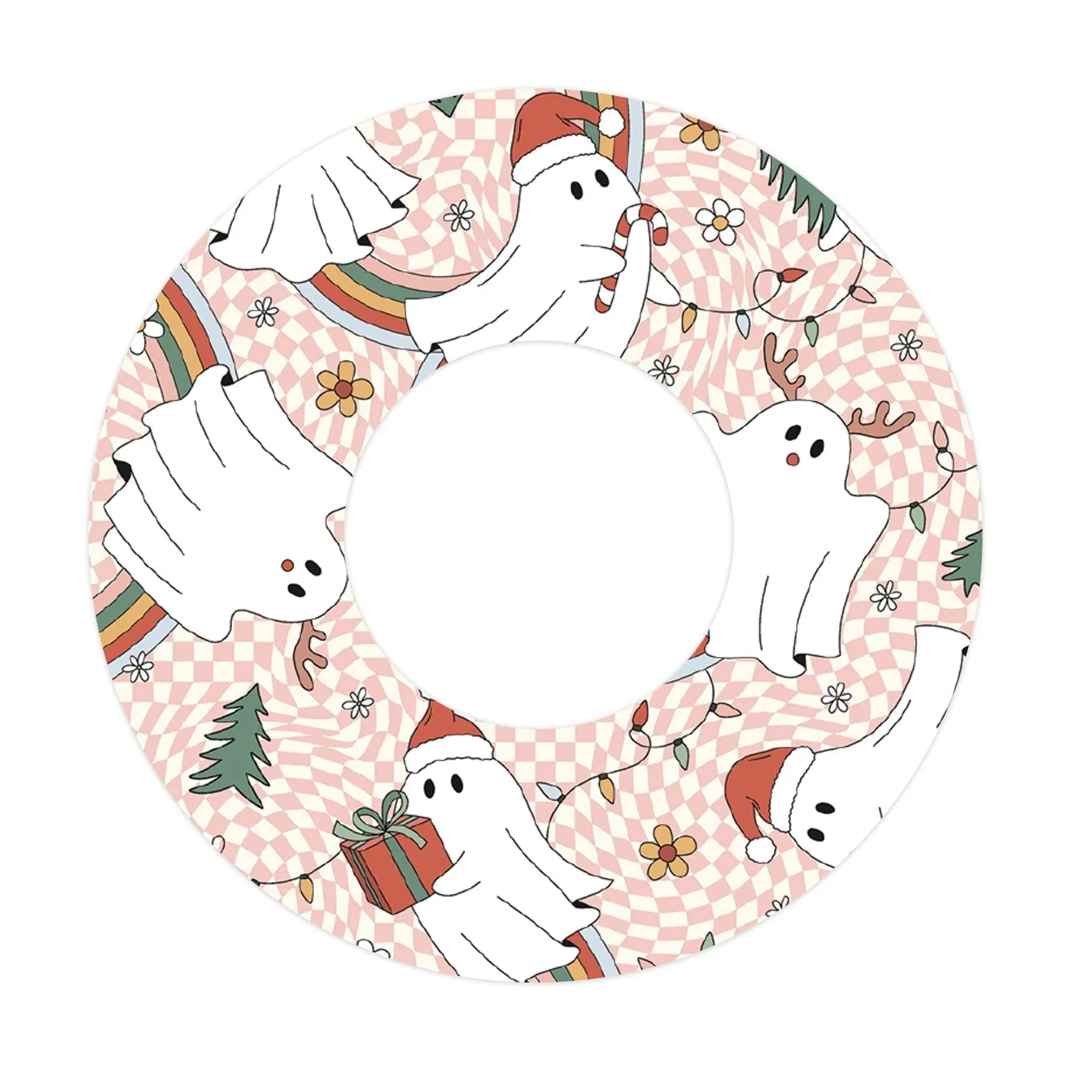 Christmas Spirits Patch  Tape Designed for the FreeStyle Libre 2