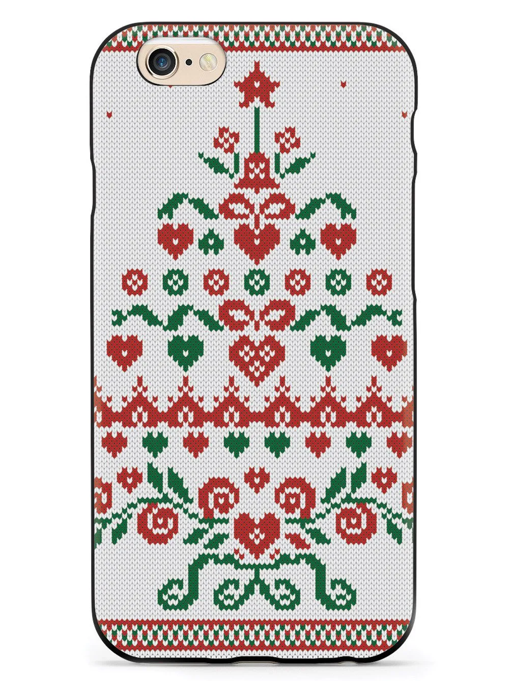 Christmas Tree Sweater Texture - Black Case