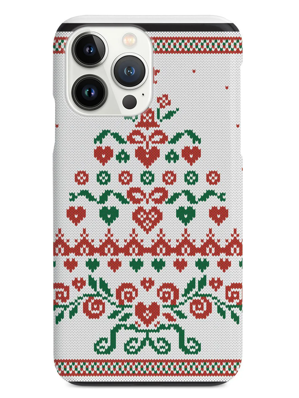 Christmas Tree Sweater Texture - Black Case