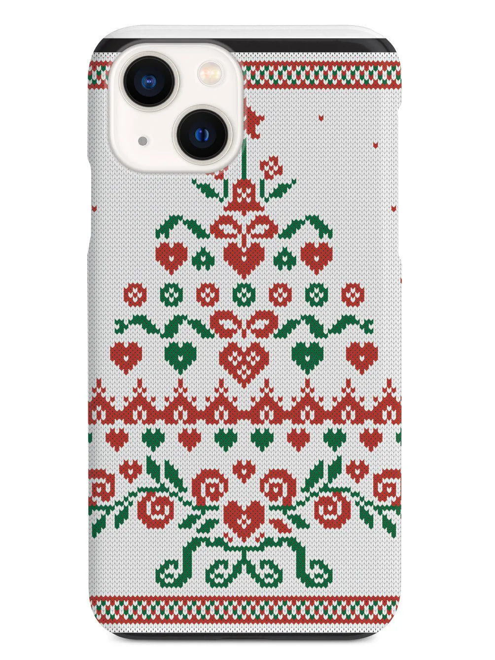 Christmas Tree Sweater Texture - Black Case