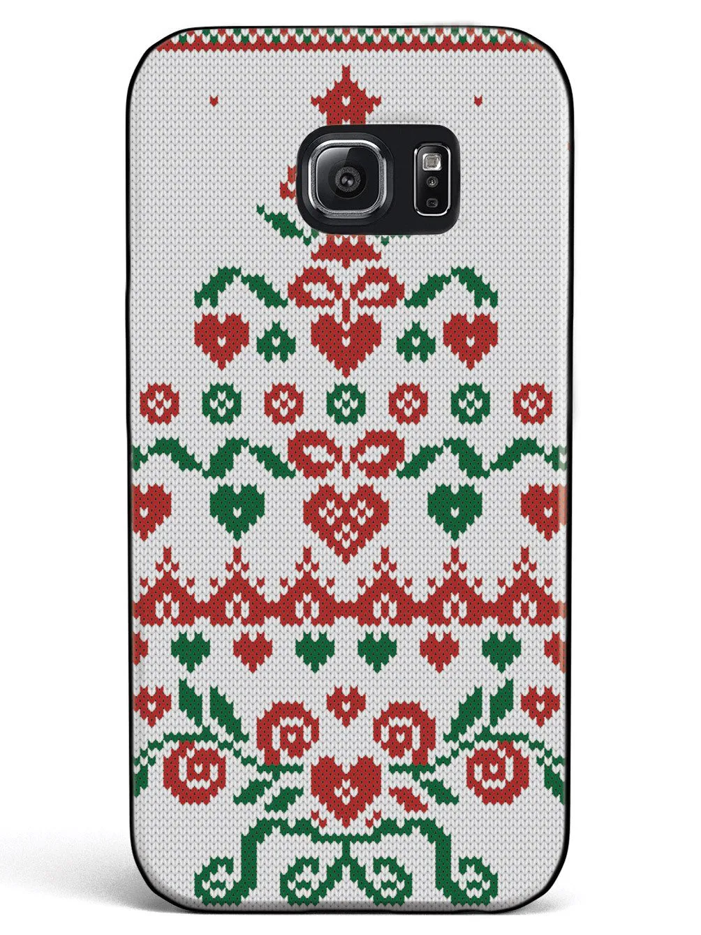 Christmas Tree Sweater Texture - Black Case