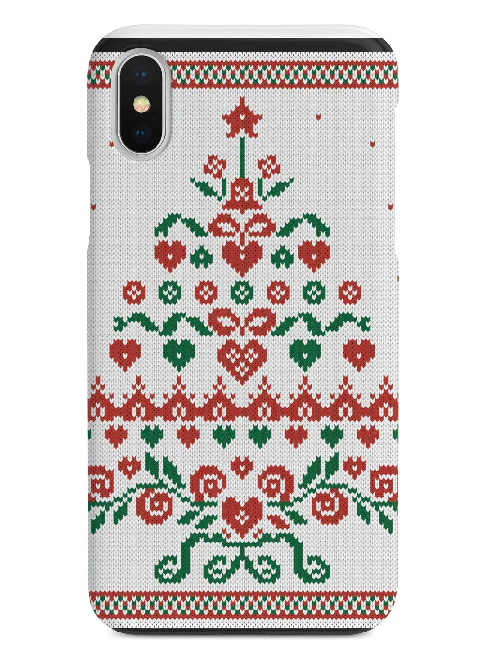 Christmas Tree Sweater Texture - Black Case
