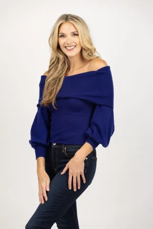 Christy Lynn Brianna Sweater in Cobalt