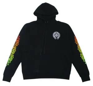 Chrome Hearts Floral Sleeve Gradient Made In Hollywood Hoodie Black/Gradient