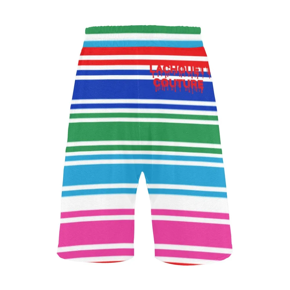 CHUCCY Men's All Over Print Casual Shorts